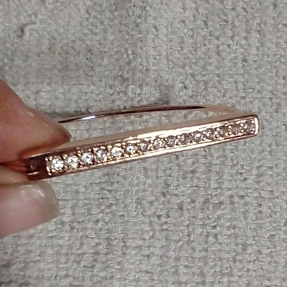 Coppertone crystals wire bracelet la cn